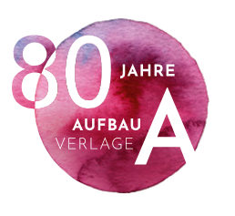Jubiläumslogo 80 Jahre Aufbau Verlage