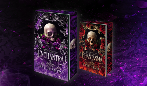 Packshots von Kaylie Smith, Phantasma und Enchantra aif lila Gintergrund