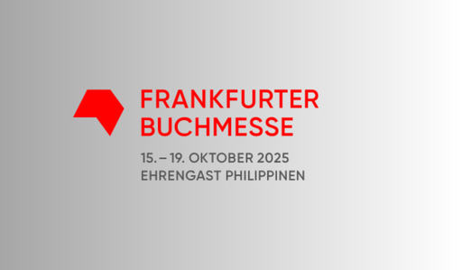 Banner mit Logo der Frankfurter Buchmesse 2025