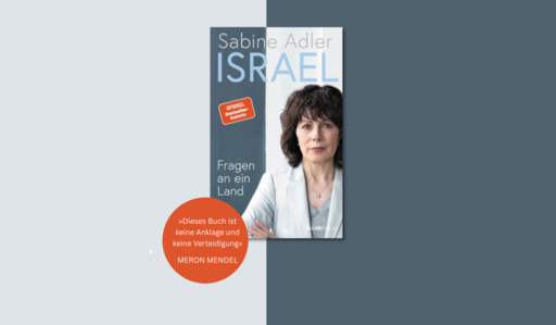 Banner mit Cover von Sabine Adler, Israel