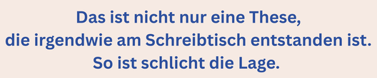  Zitatgrafik aus Interview mit Jana Hensel. Text: "IDas ist nicht nur eine These, die irgendwie am Schreibtisch entstanden ist. So ist schlicht die Lage."