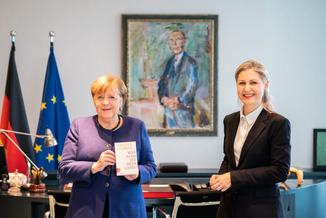 Angela Merkel und Constanze Neumann