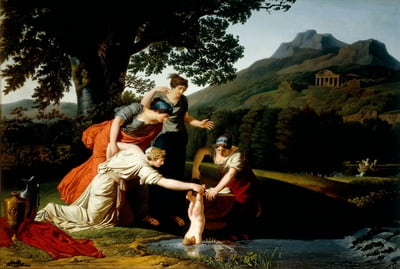 Thetis taucht Achilles