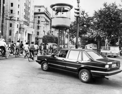 VW Santana in Shanghai, 1985