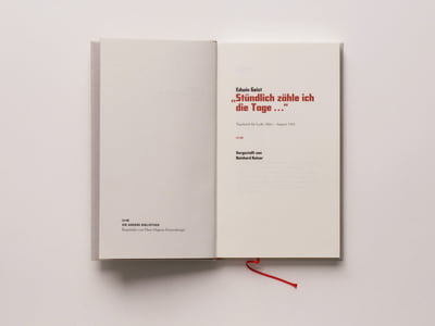 "Stündlich zähle ich die Tage..."