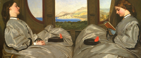 Augustus Leopold Egg_ The Travelling Companions. Ölgemälde zweier reisender Frauen