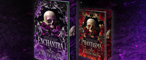 Packshots von Kaylie Smith, Phantasma und Enchantra aif lila Gintergrund