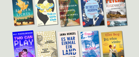 Banner mit 10 Covers aus dem Frühjahrsprogramm 2026