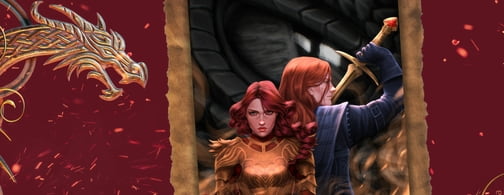 Die zwei Hauptcharaktere aus A Fate forged in fire
