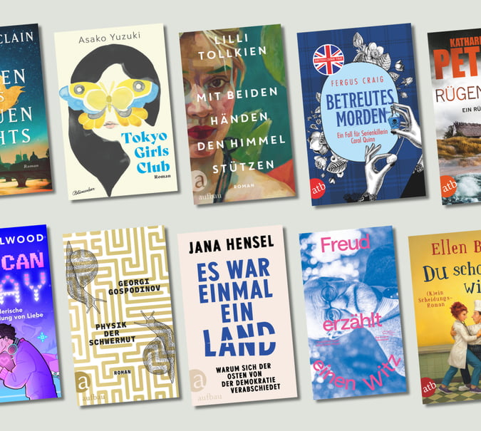 Banner mit 10 Covers aus dem Frühjahrsprogramm 2026