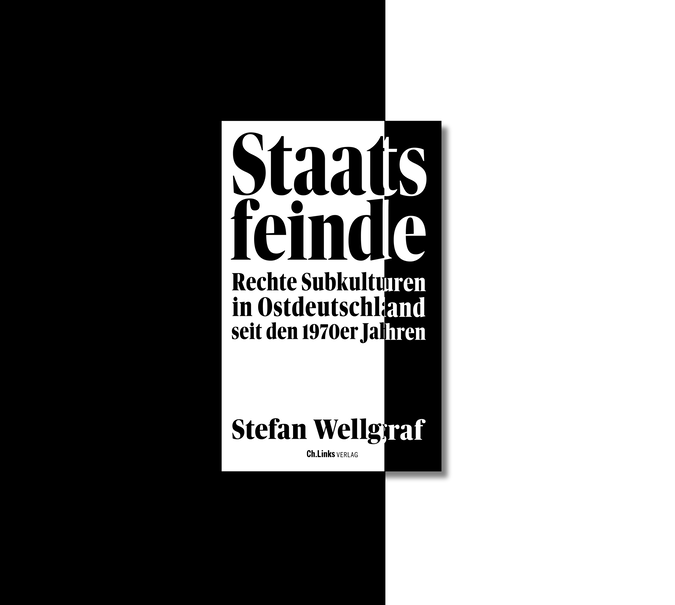 Banner mit Cover von Stefan Wellgraf, Staatsfeinde