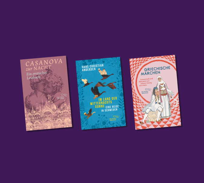 Grafik mit drei Titeln aus der Reihe "Das große Buch im kleinen Format" 