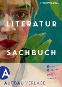 Cover Vorschau Frühjahr 2026. Zu sehen ist ein frbiges Gemäde eines Frauengesichts